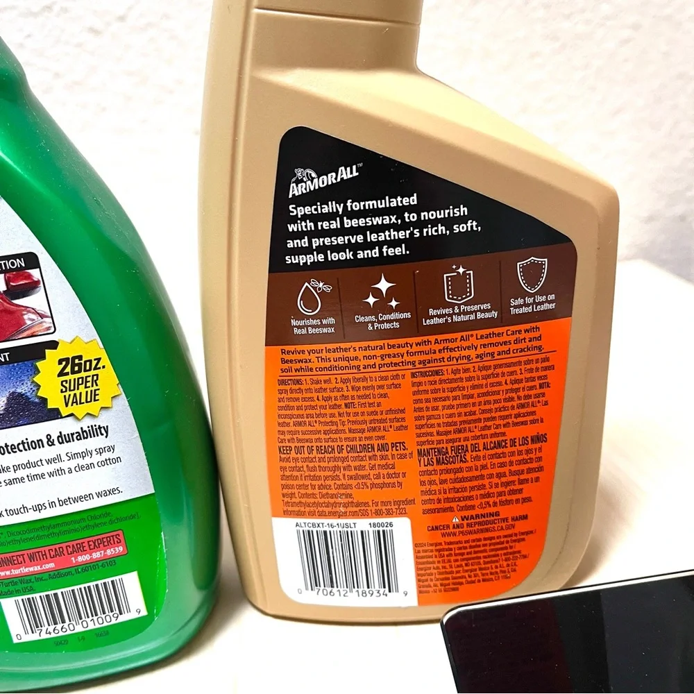 Auto Care Set- WAX/Leather & CRC Battery Cleaner/Terminal Protector Set - Picture 12 of 12